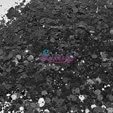 Onix Metallic Chunky Glitter - Black Glitter